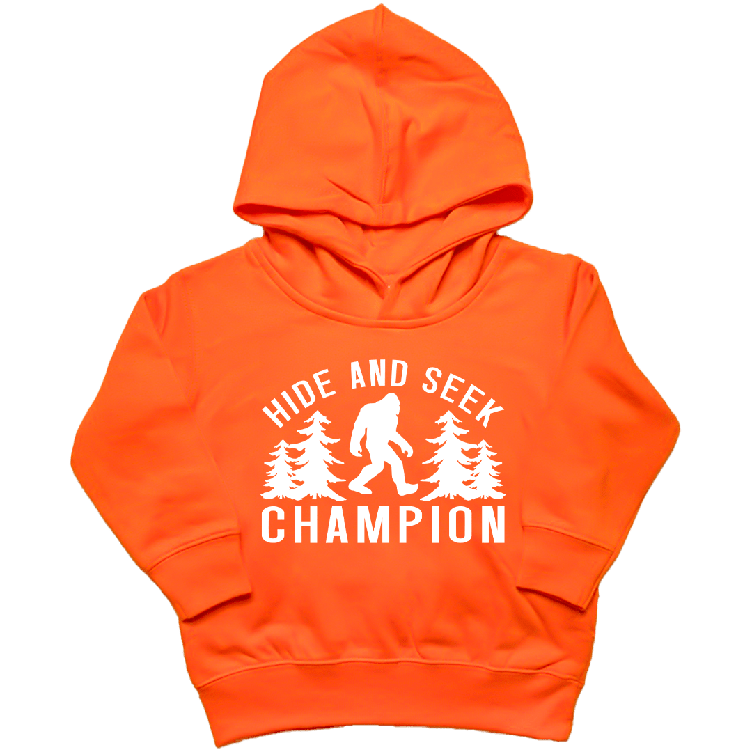 Hide and Seek Sasquatch Kids Hoodie - Muddy Boots Clothing - Hoodie