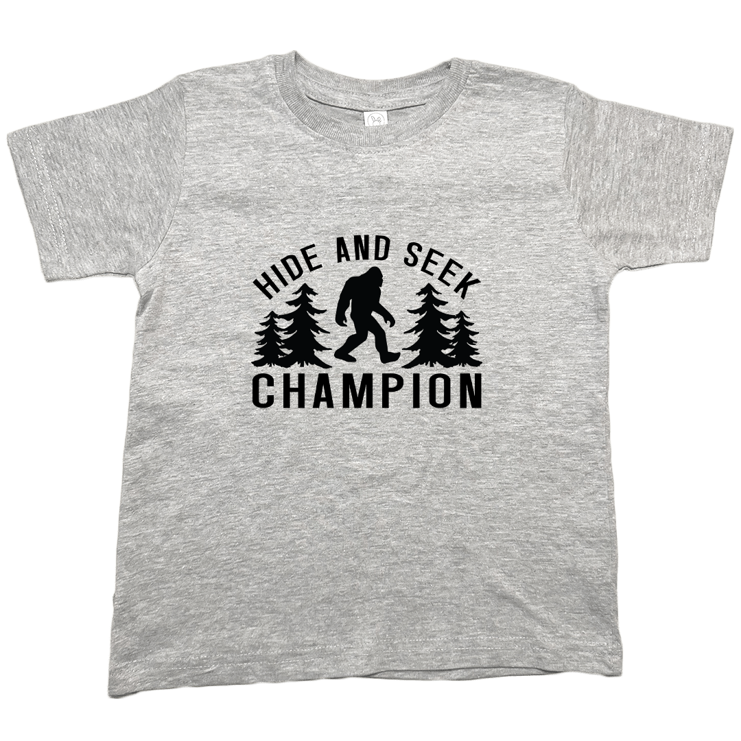Hide and Seek Sasquatch Toddler Tee - Muddy Boots Clothing - T-Shirt
