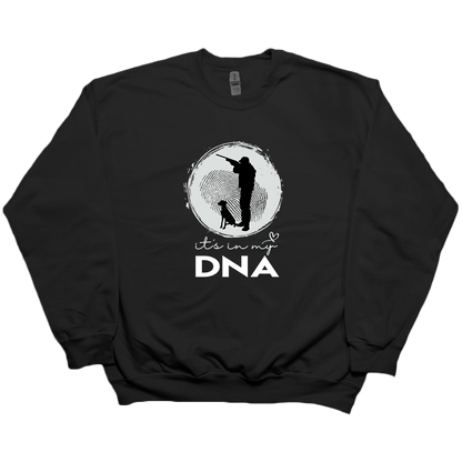 Hunting DNA Adult Crew Neck Sweatshirt - Muddy Boots Clothing - Crew Neck Sweatshirt