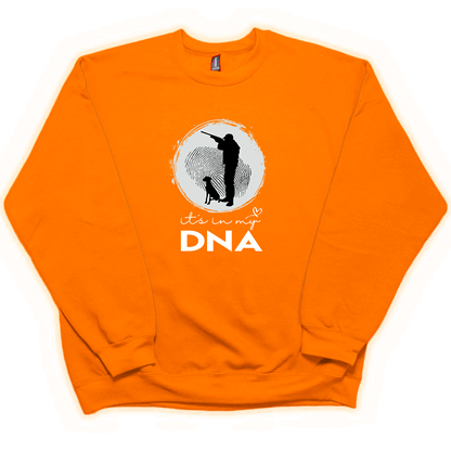 Hunting DNA Adult Crew Neck Sweatshirt - Muddy Boots Clothing - Crew Neck Sweatshirt