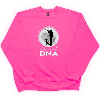 Hunting DNA Adult Crew Neck Sweatshirt - Muddy Boots Clothing - Crew Neck Sweatshirt