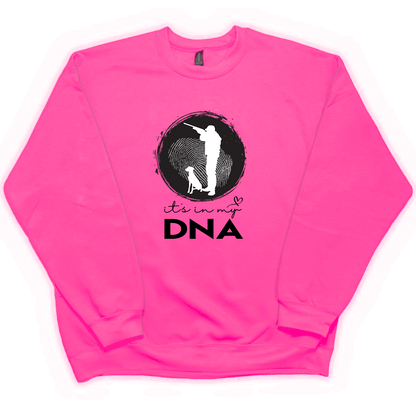 Hunting DNA Adult Crew Neck Sweatshirt - Muddy Boots Clothing - Crew Neck Sweatshirt