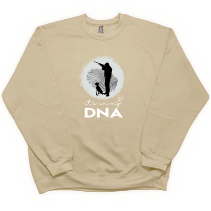 Hunting DNA Adult Crew Neck Sweatshirt - Muddy Boots Clothing - Crew Neck Sweatshirt
