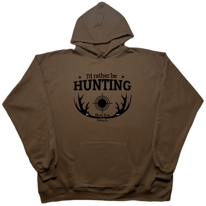 I'd Rather Be Hunting Adult Hoodie - Muddy Boots Clothing - Hoodie