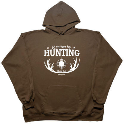 I'd Rather Be Hunting Adult Hoodie - Muddy Boots Clothing - Hoodie