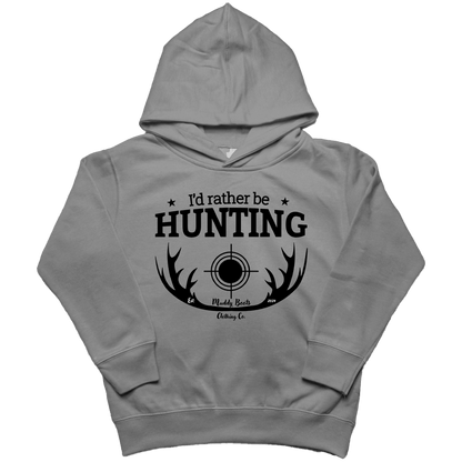 I'd Rather Be Hunting Kids Hoodie - Muddy Boots Clothing - Hoodie