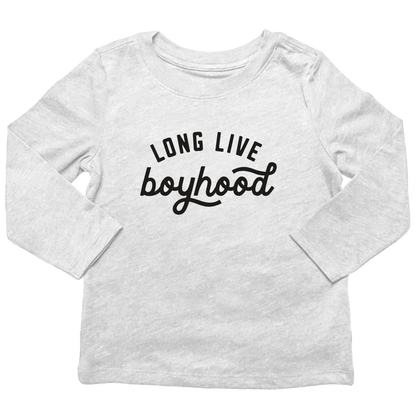 Long Live Boyhood Kids Long Sleeve Tee - Muddy Boots Clothing - Long Sleeve Tee