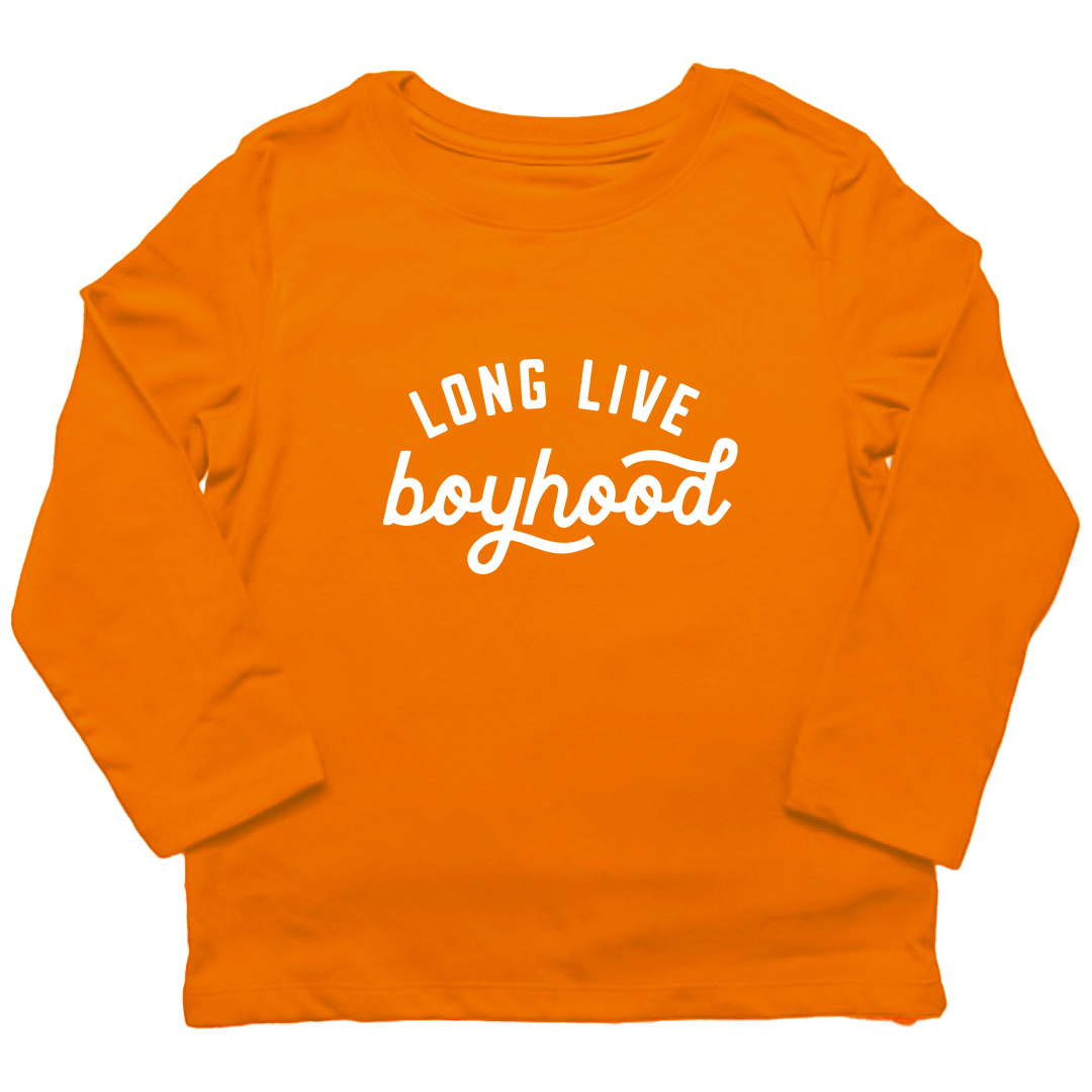 Long Live Boyhood Toddler Long Sleeve Tee - Muddy Boots Clothing - Long Sleeve Tee