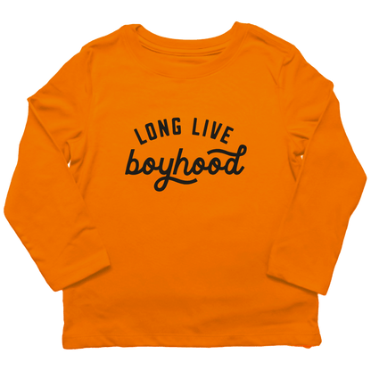 Long Live Boyhood Toddler Long Sleeve Tee - Muddy Boots Clothing - Long Sleeve Tee