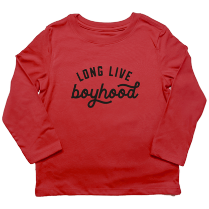 Long Live Boyhood Toddler Long Sleeve Tee - Muddy Boots Clothing - Long Sleeve Tee