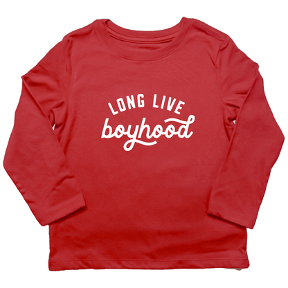 Long Live Boyhood Toddler Long Sleeve Tee - Muddy Boots Clothing - Long Sleeve Tee