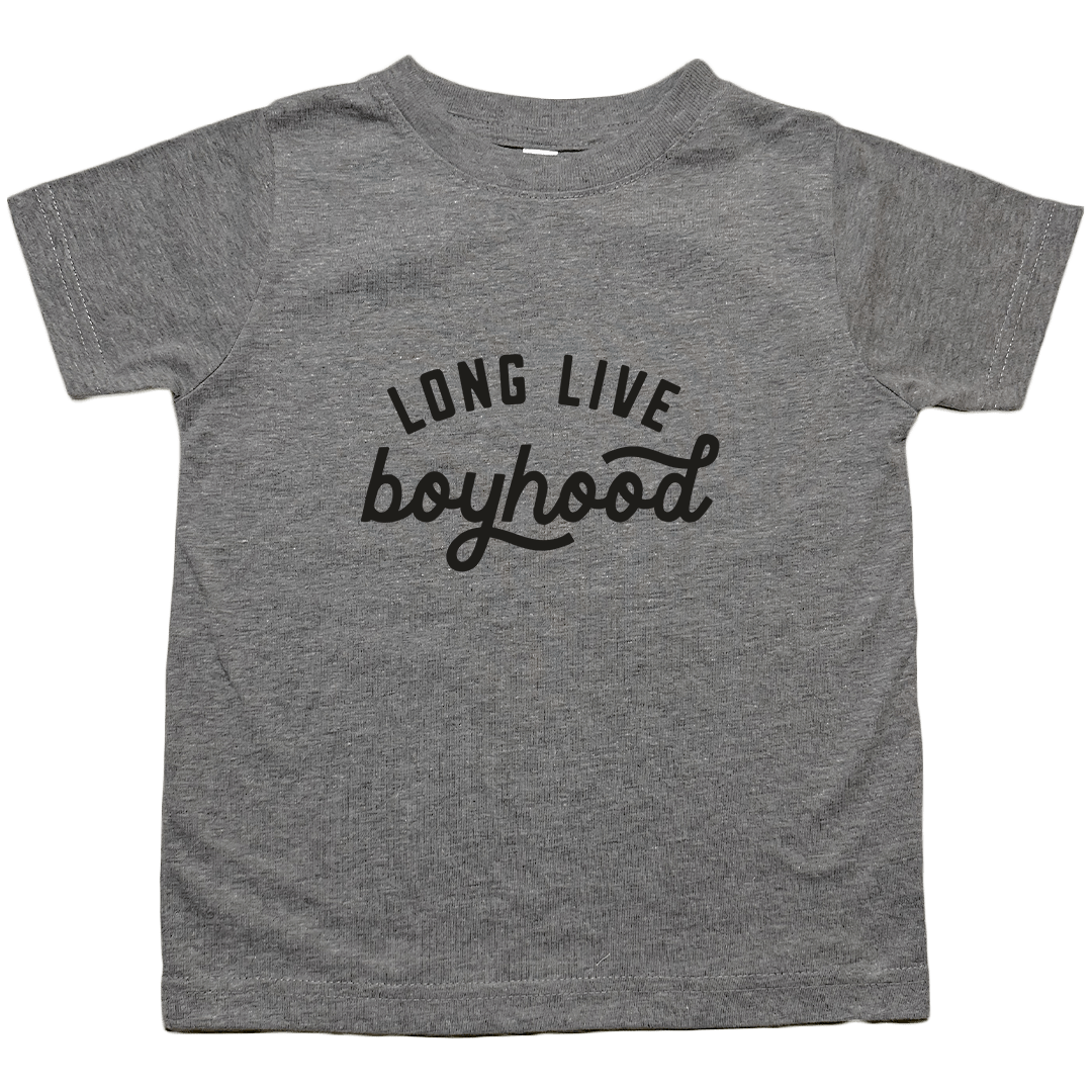 Long Live Boyhood Toddler Tee - Muddy Boots Clothing - T-Shirt
