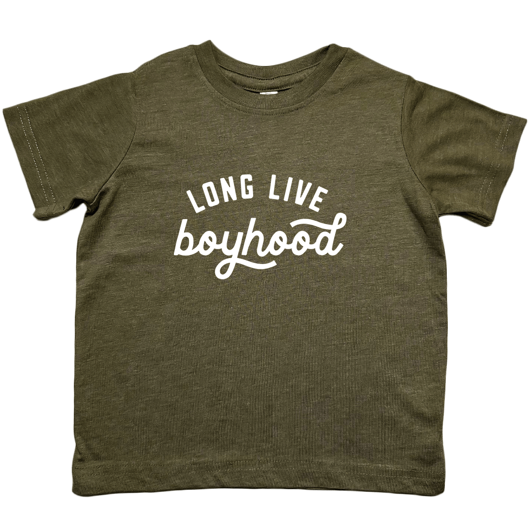 Long Live Boyhood Toddler Tee - Muddy Boots Clothing - T-Shirt