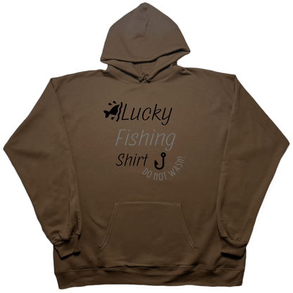 Lucky Fishing Shirt Adult Hoodie - Muddy Boots Clothing - Hoodie