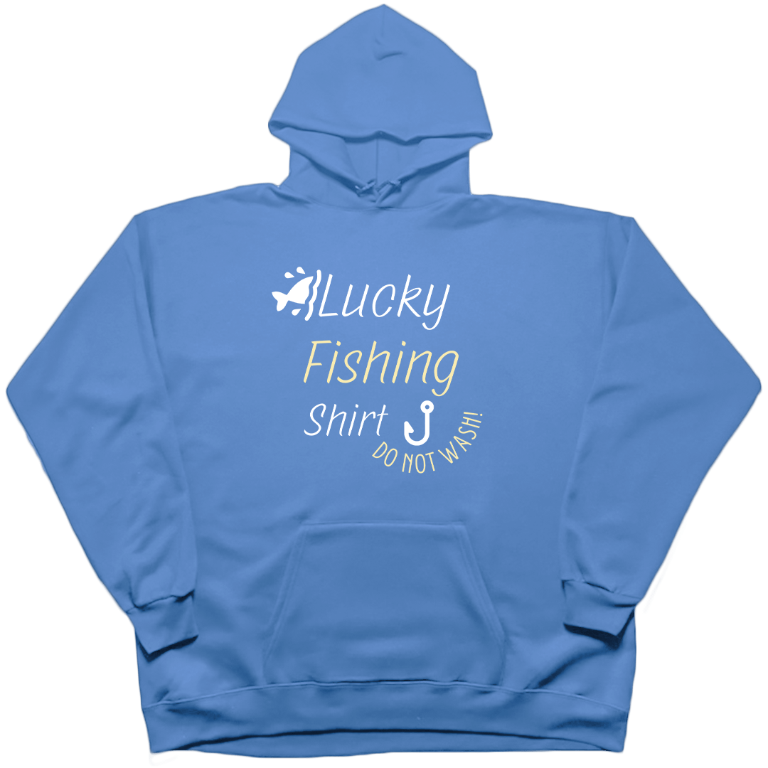 Lucky Fishing Shirt Adult Hoodie - Muddy Boots Clothing - Hoodie