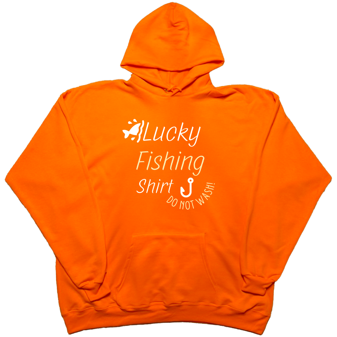 Lucky Fishing Shirt Adult Hoodie - Muddy Boots Clothing - Hoodie