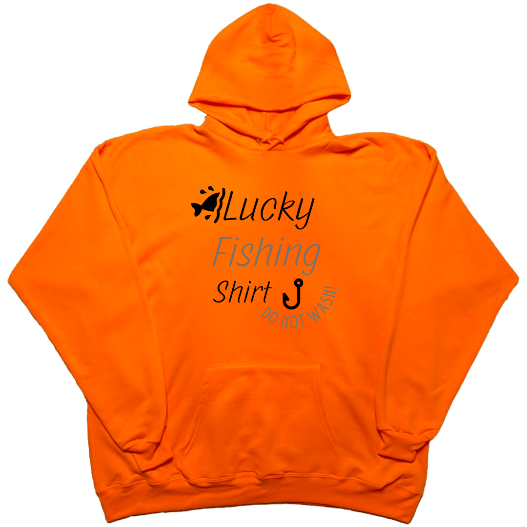 Lucky Fishing Shirt Adult Hoodie - Muddy Boots Clothing - Hoodie