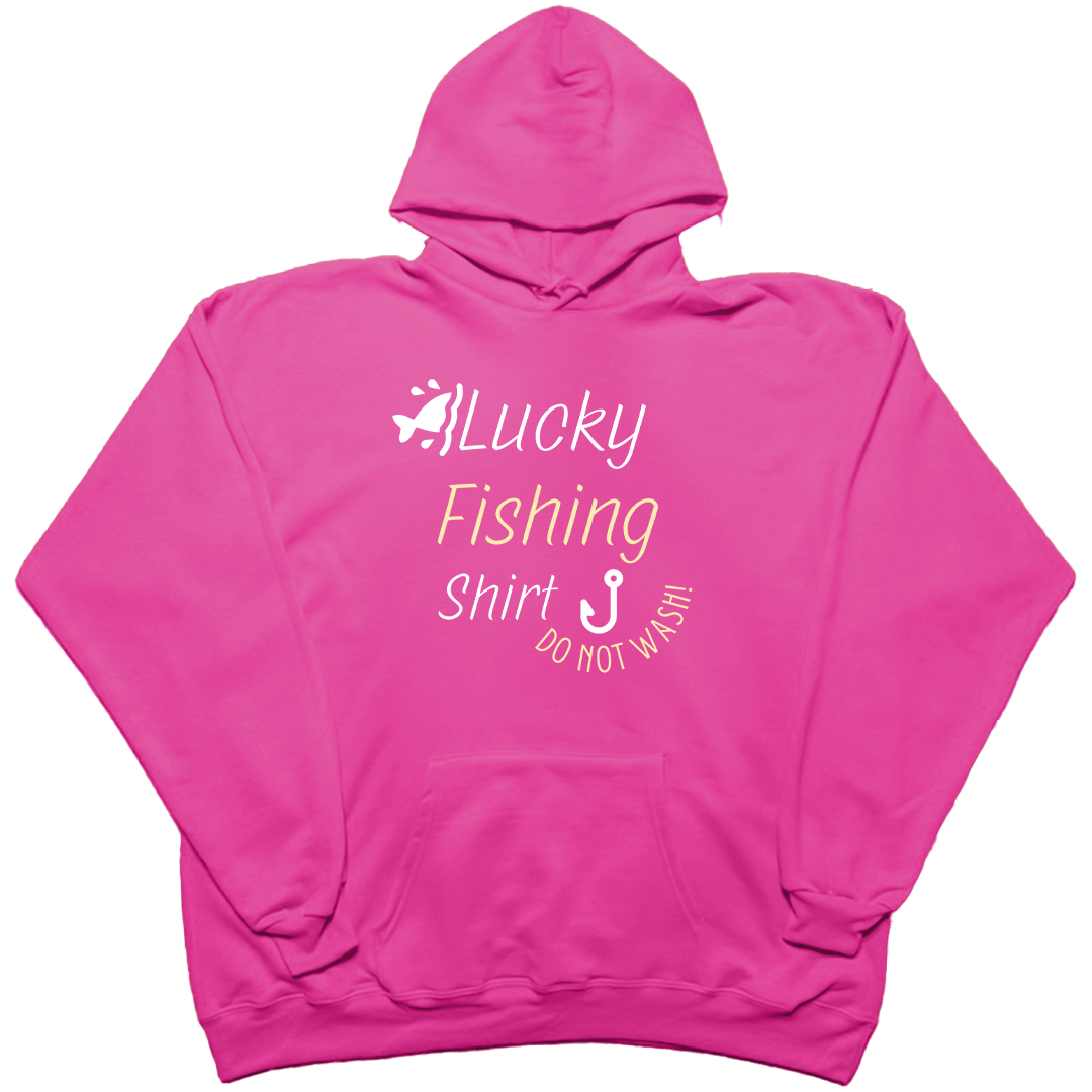 Lucky Fishing Shirt Adult Hoodie - Muddy Boots Clothing - Hoodie
