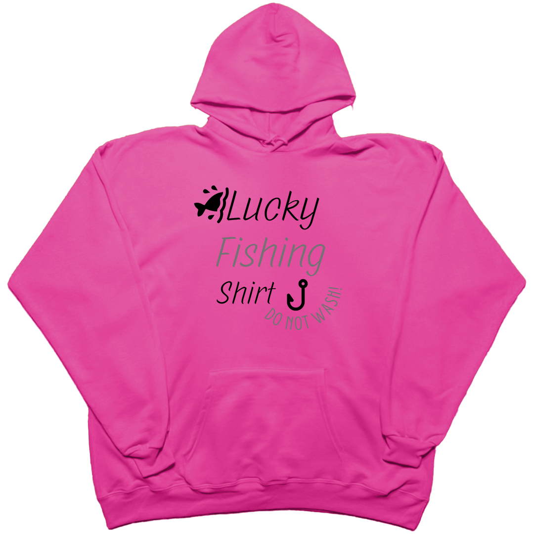 Lucky Fishing Shirt Adult Hoodie - Muddy Boots Clothing - Hoodie