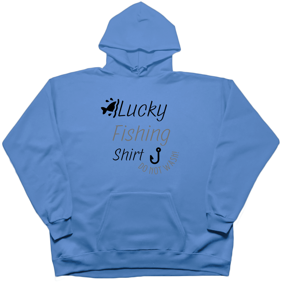 Lucky Fishing Shirt Adult Hoodie - Muddy Boots Clothing - Hoodie