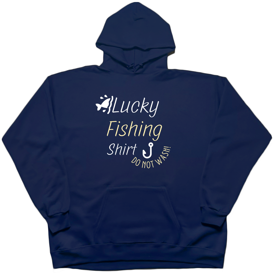 Lucky Fishing Shirt Adult Hoodie - Muddy Boots Clothing - Hoodie