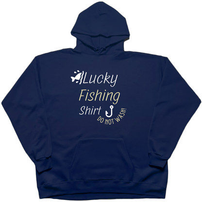 Lucky Fishing Shirt Adult Hoodie - Muddy Boots Clothing - Hoodie