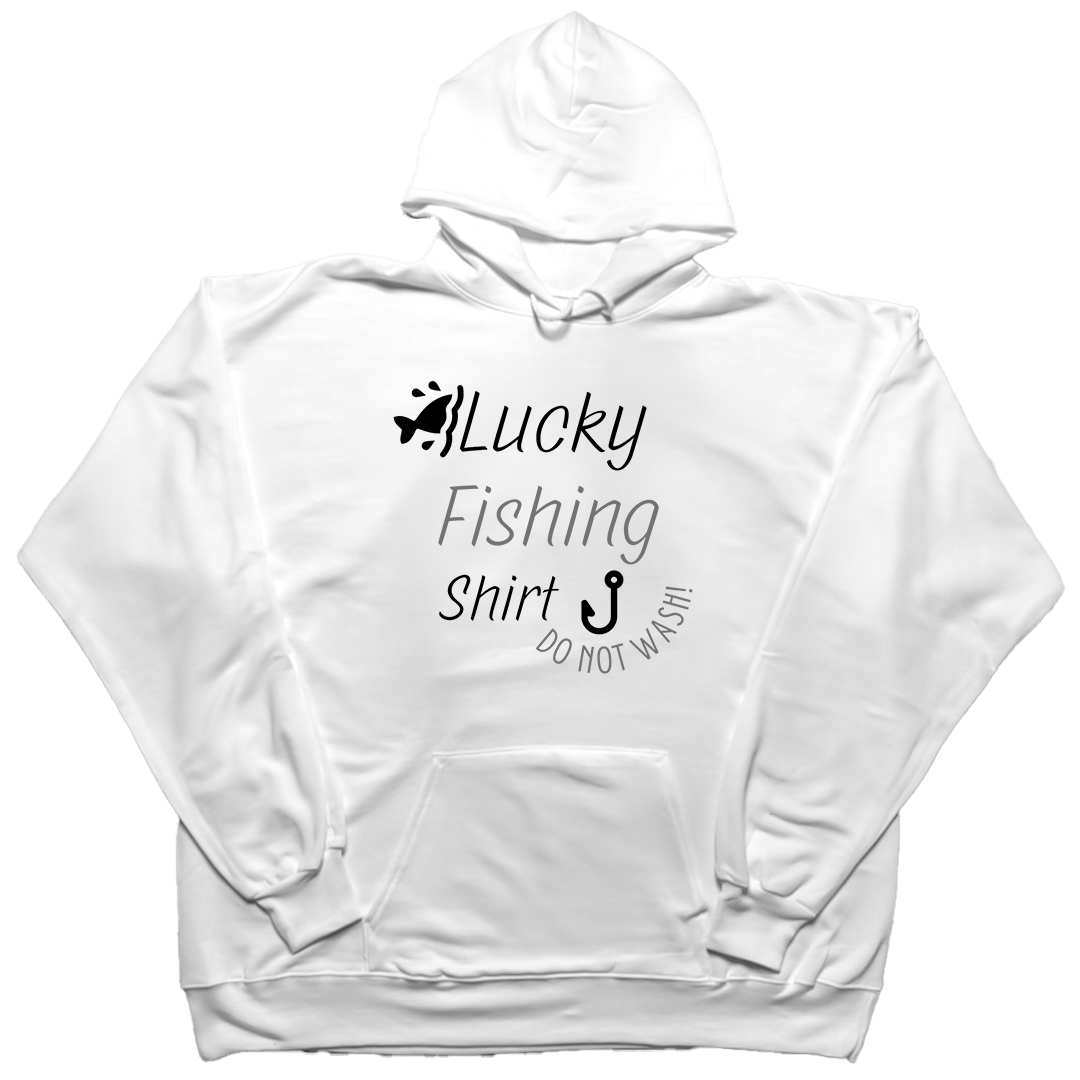 Lucky Fishing Shirt Adult Hoodie - Muddy Boots Clothing - Hoodie