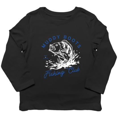 MB Fishing Club Toddler Long Sleeve Tee - Muddy Boots Clothing - Long Sleeve Tee