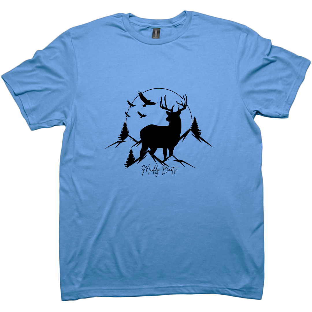 Mountain Deer Adult Tee - Muddy Boots Clothing - T-Shirt