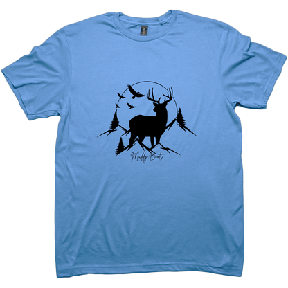 Mountain Deer Adult Tee - Muddy Boots Clothing - T-Shirt