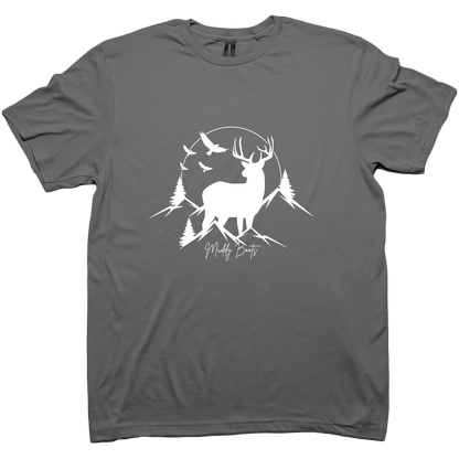 Mountain Deer Adult Tee - Muddy Boots Clothing - T-Shirt