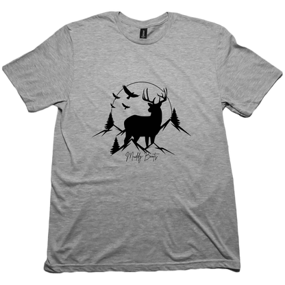 Mountain Deer Adult Tee - Muddy Boots Clothing - T-Shirt