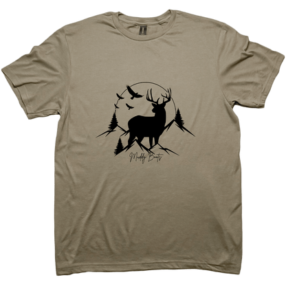 Mountain Deer Adult Tee - Muddy Boots Clothing - T-Shirt