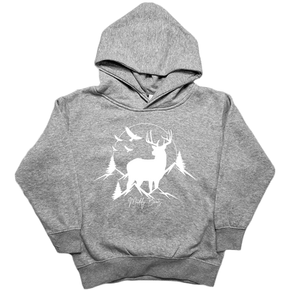 Mountain Deer Kids Hoodie - Muddy Boots Clothing - Hoodie