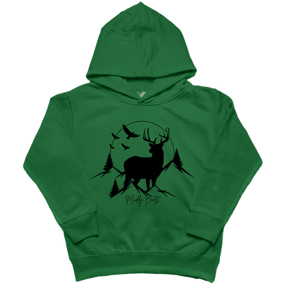 Mountain Deer Kids Hoodie - Muddy Boots Clothing - Hoodie