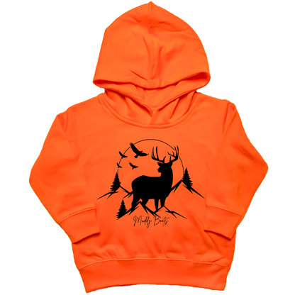 Mountain Deer Kids Hoodie - Muddy Boots Clothing - Hoodie