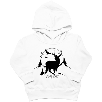 Mountain Deer Kids Hoodie - Muddy Boots Clothing - Hoodie