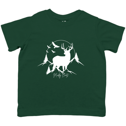Mountain Deer Toddler Tee - Muddy Boots Clothing - T-Shirt