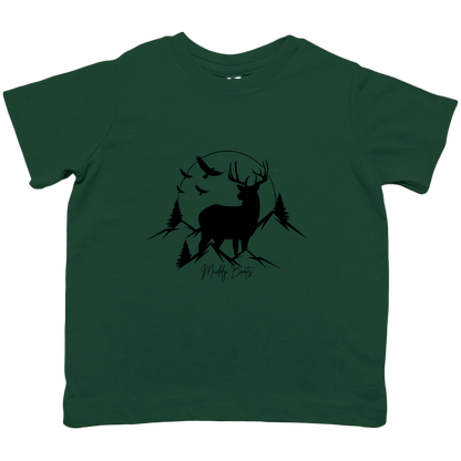 Mountain Deer Toddler Tee - Muddy Boots Clothing - T-Shirt