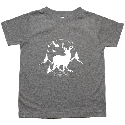 Mountain Deer Toddler Tee - Muddy Boots Clothing - T-Shirt
