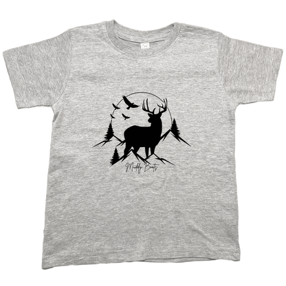 Mountain Deer Toddler Tee - Muddy Boots Clothing - T-Shirt