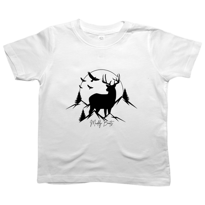Mountain Deer Toddler Tee - Muddy Boots Clothing - T-Shirt