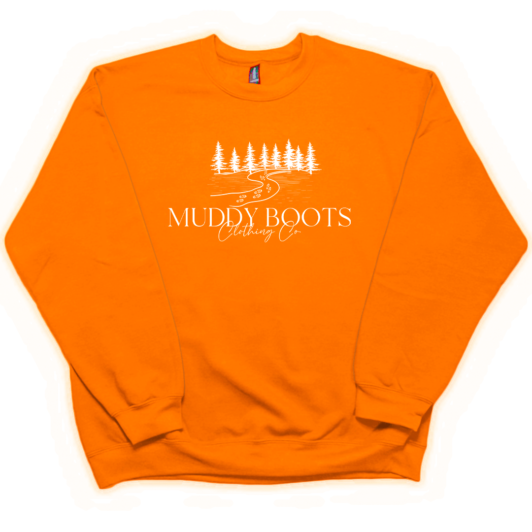 Muddy Boots Adult Crew Neck Sweatshirt - Muddy Boots Clothing - Crew Neck Sweatshirt