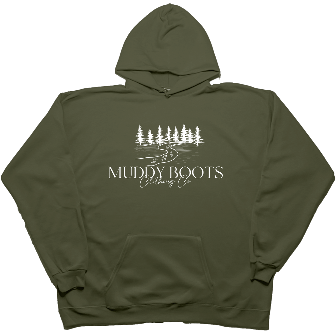 Muddy Boots Adult Hoodie - Muddy Boots Clothing - Hoodie