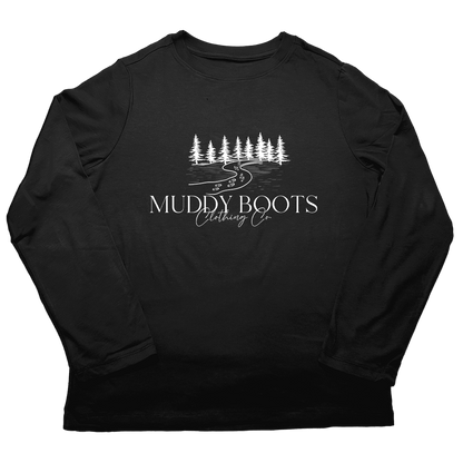 Muddy Boots Adult Long Sleeve Tee - Muddy Boots Clothing - Long Sleeve Tee