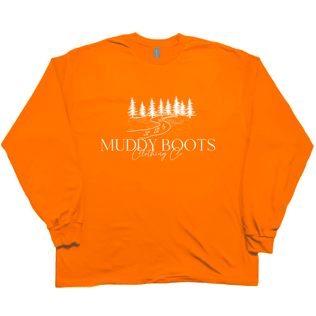Muddy Boots Adult Long Sleeve Tee - Muddy Boots Clothing - Long Sleeve Tee