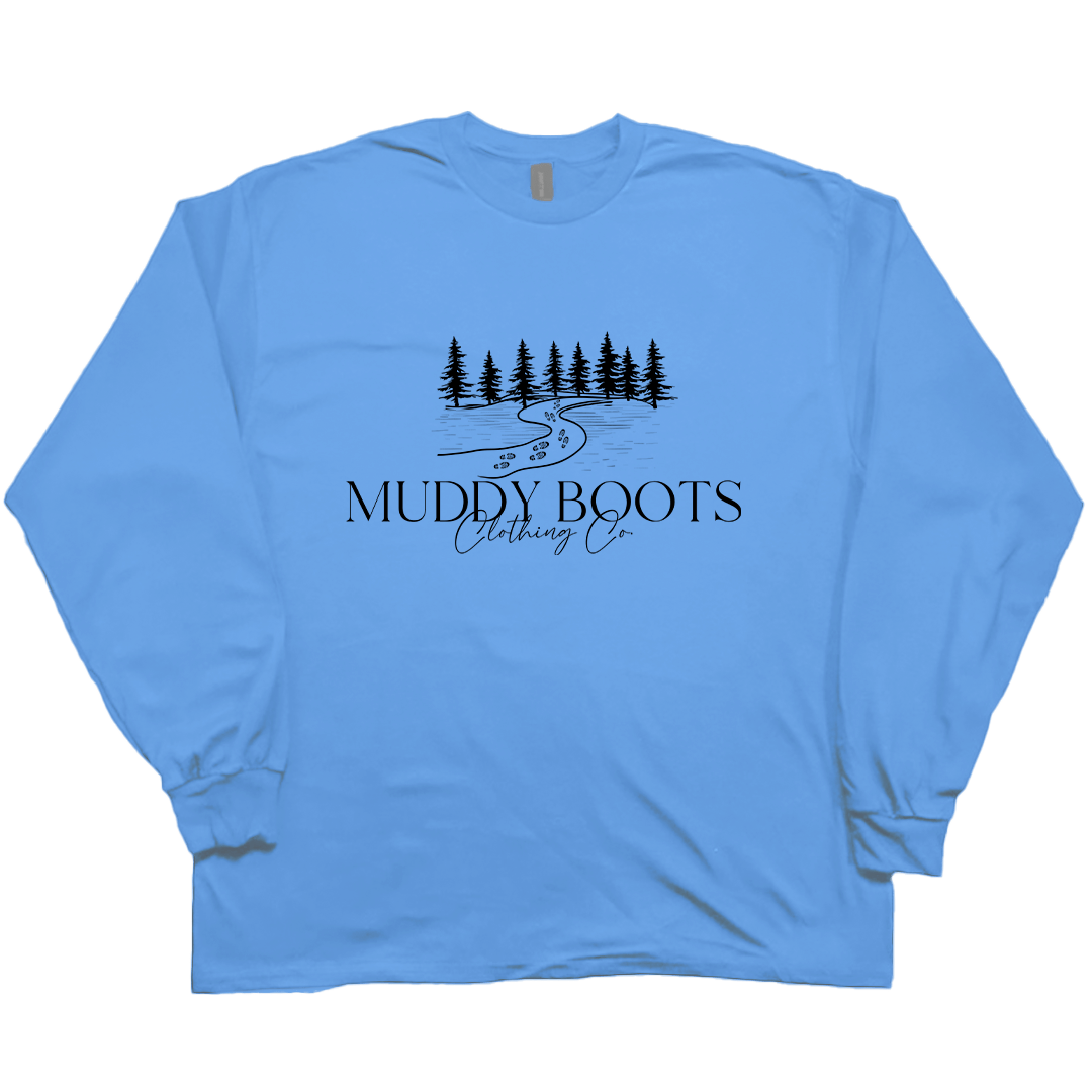 Muddy Boots Adult Long Sleeve Tee - Muddy Boots Clothing - Long Sleeve Tee