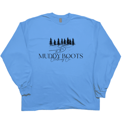 Muddy Boots Adult Long Sleeve Tee - Muddy Boots Clothing - Long Sleeve Tee