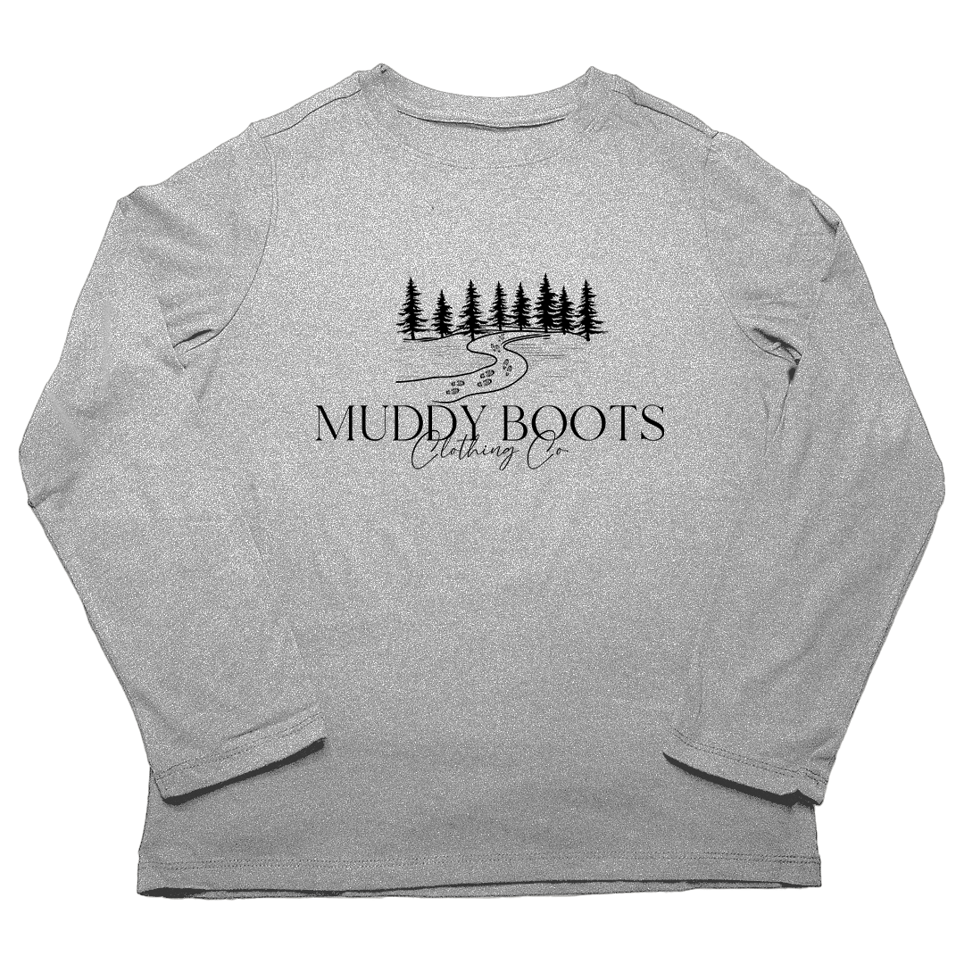 Muddy Boots Adult Long Sleeve Tee - Muddy Boots Clothing - Long Sleeve Tee