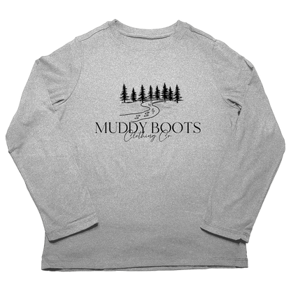 Muddy Boots Adult Long Sleeve Tee - Muddy Boots Clothing - Long Sleeve Tee